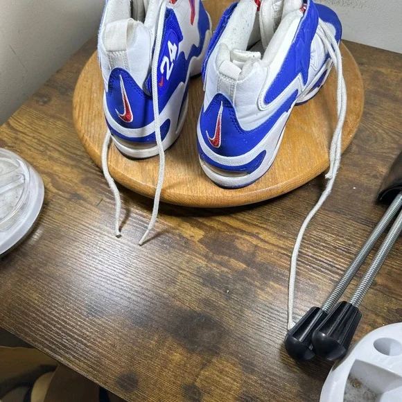 Nike Air Griffey Max 1 USA White Blue Red Basketball Shoes Size 7 DX3723-100